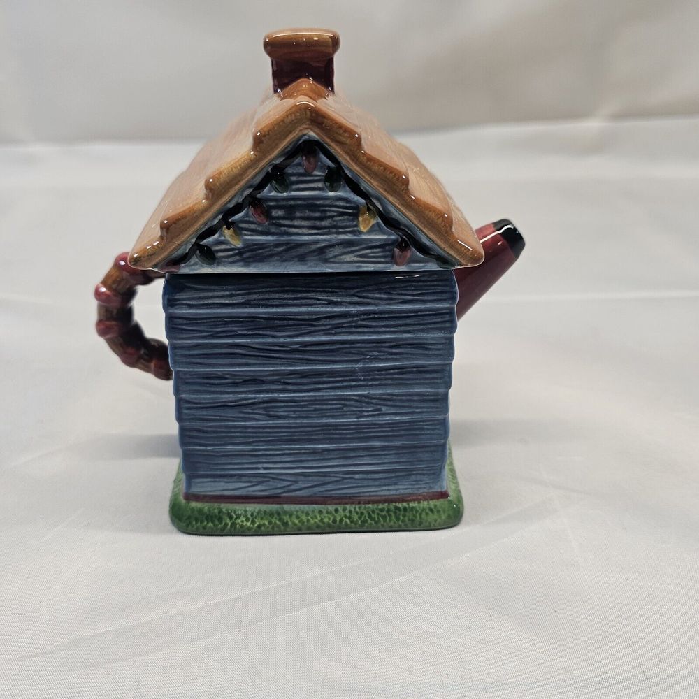 Debbie‎ Mumm Mini Teapot Christmas  Bird House - Picture 8 of 13